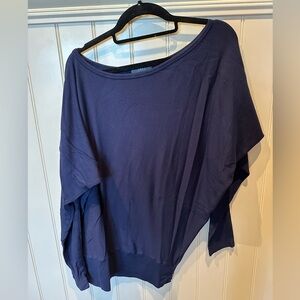 MATERNITY Ladies Women’s Size Small Blue Long Sleeve Asymmetrical Top